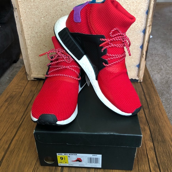 nmd winter red